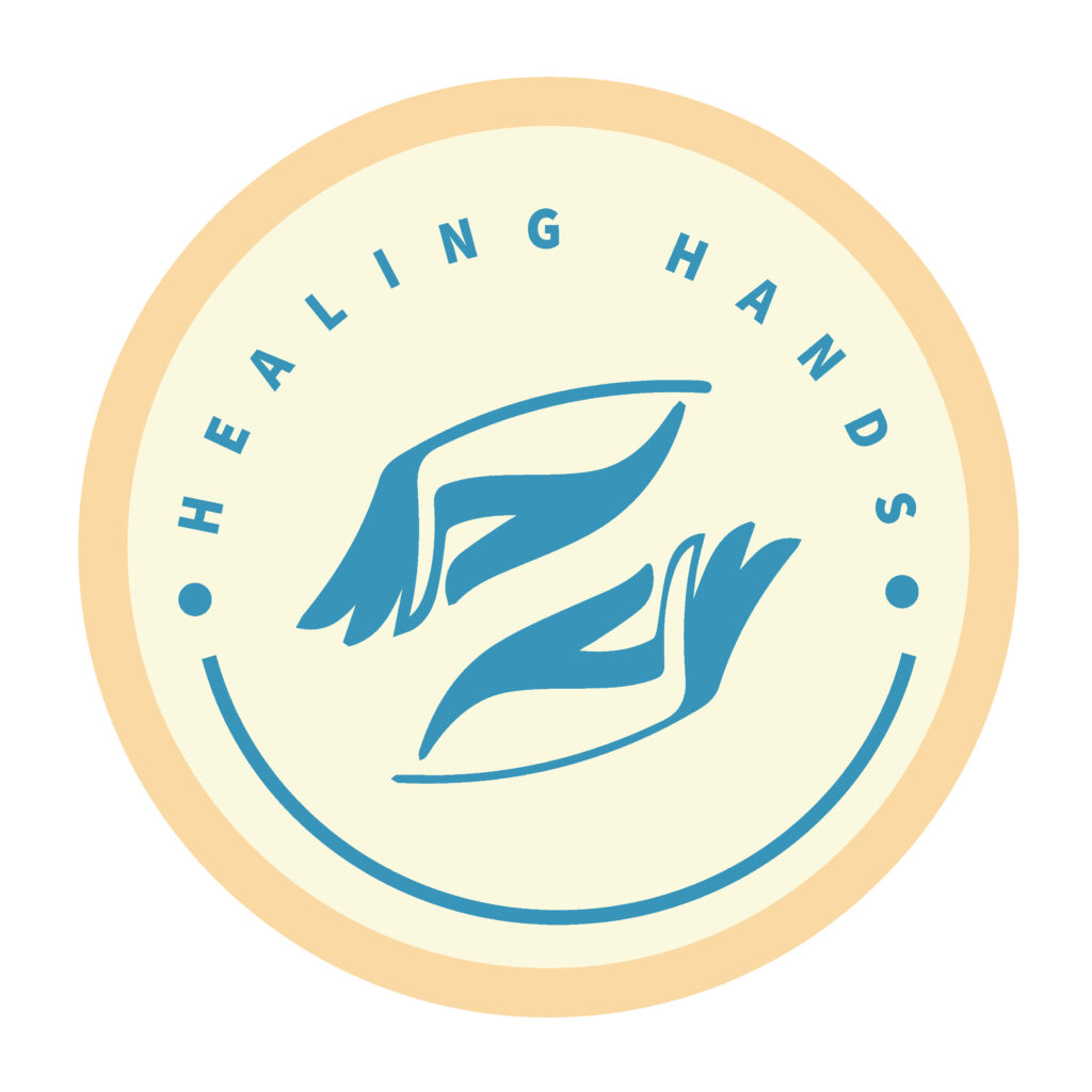 לוגו Healing Hands ומיתוג לעיסוי רפואי של אירדה אוריצקי